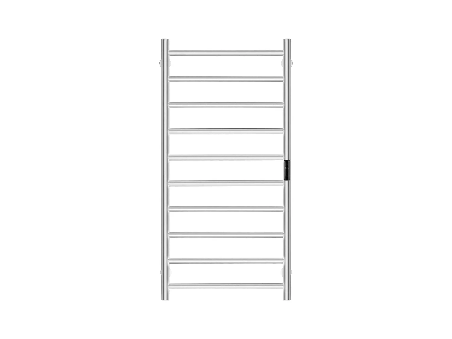 EMKE Sèche SucceBuy Porte-Serviettes Chauffant à 10 Barres - Argent, Salle de Bain