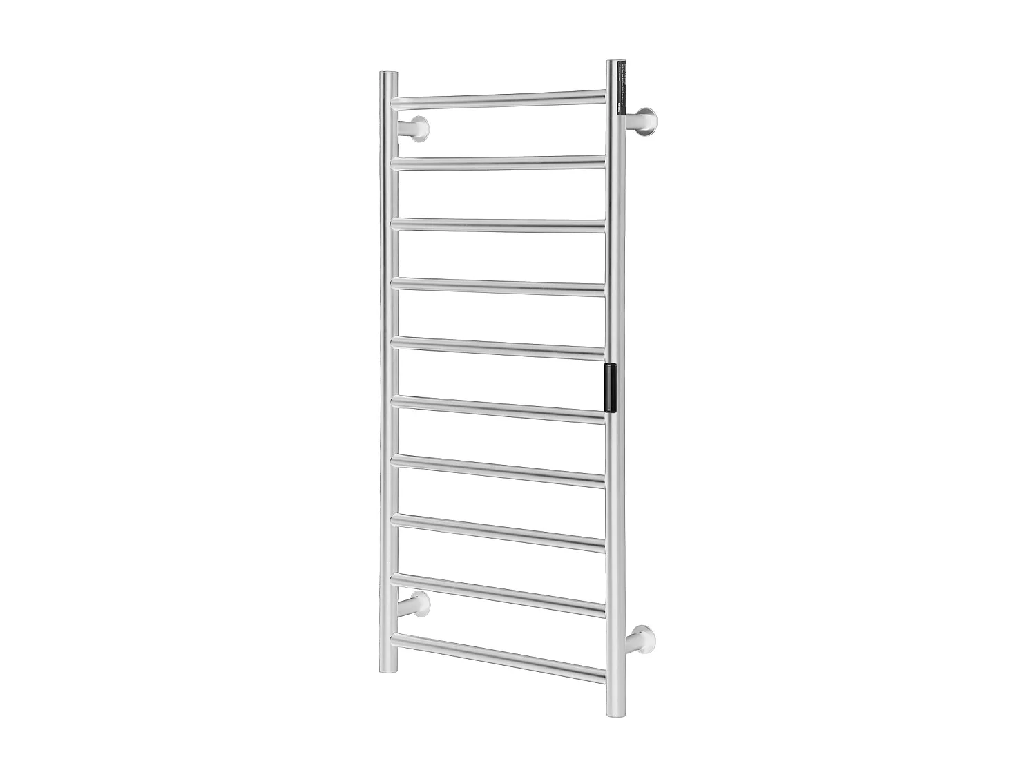 EMKE Sèche SucceBuy Porte-Serviettes Chauffant à 10 Barres - Argent, Salle de Bain