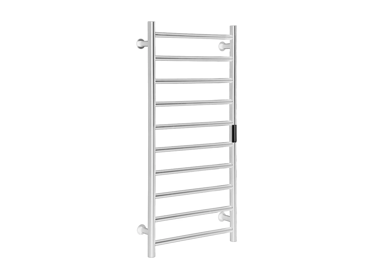 EMKE Sèche SucceBuy Porte-Serviettes Chauffant à 10 Barres - Argent, Salle de Bain