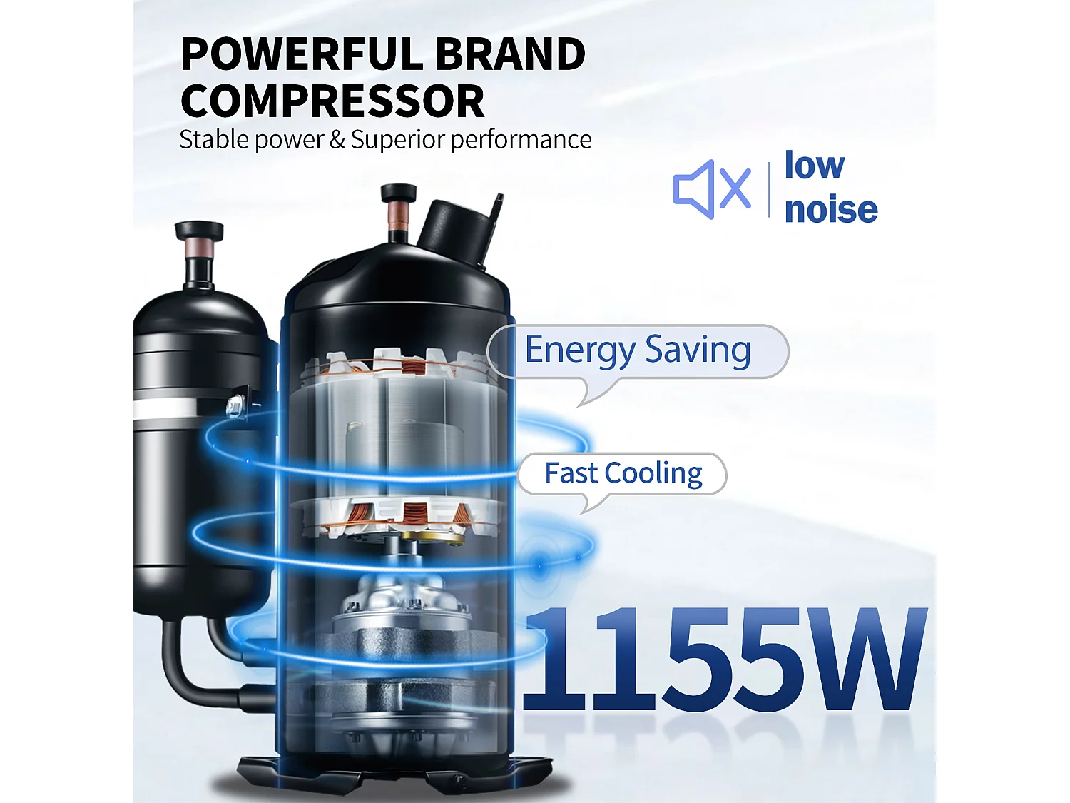 Machine à Crème Glacée SucceBuy, 22-30L/H, 2350W, Machine à Glace Italienne Trémie 6L, en Un Clic 3 Saveurs pour Café et Snack-Bar