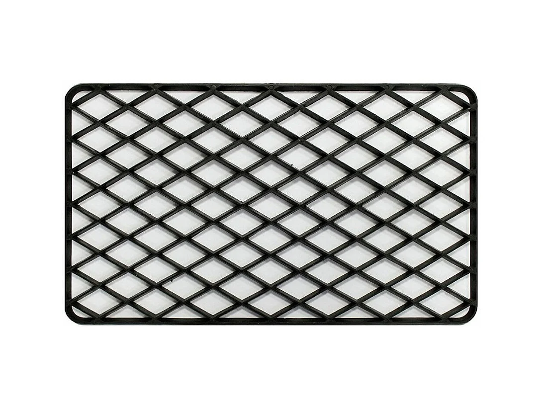 Tapis d'Entrée en PVC "Grille" 34x58cm Noir