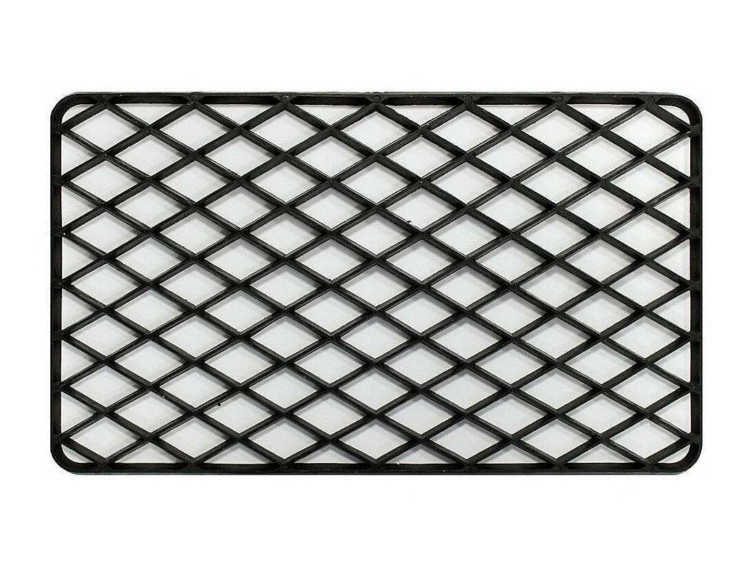 Tapis d'Entrée en PVC "Grille" 34x58cm Noir