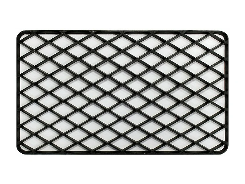 Tapis d'Entrée en PVC "Grille" 34x58cm Noir