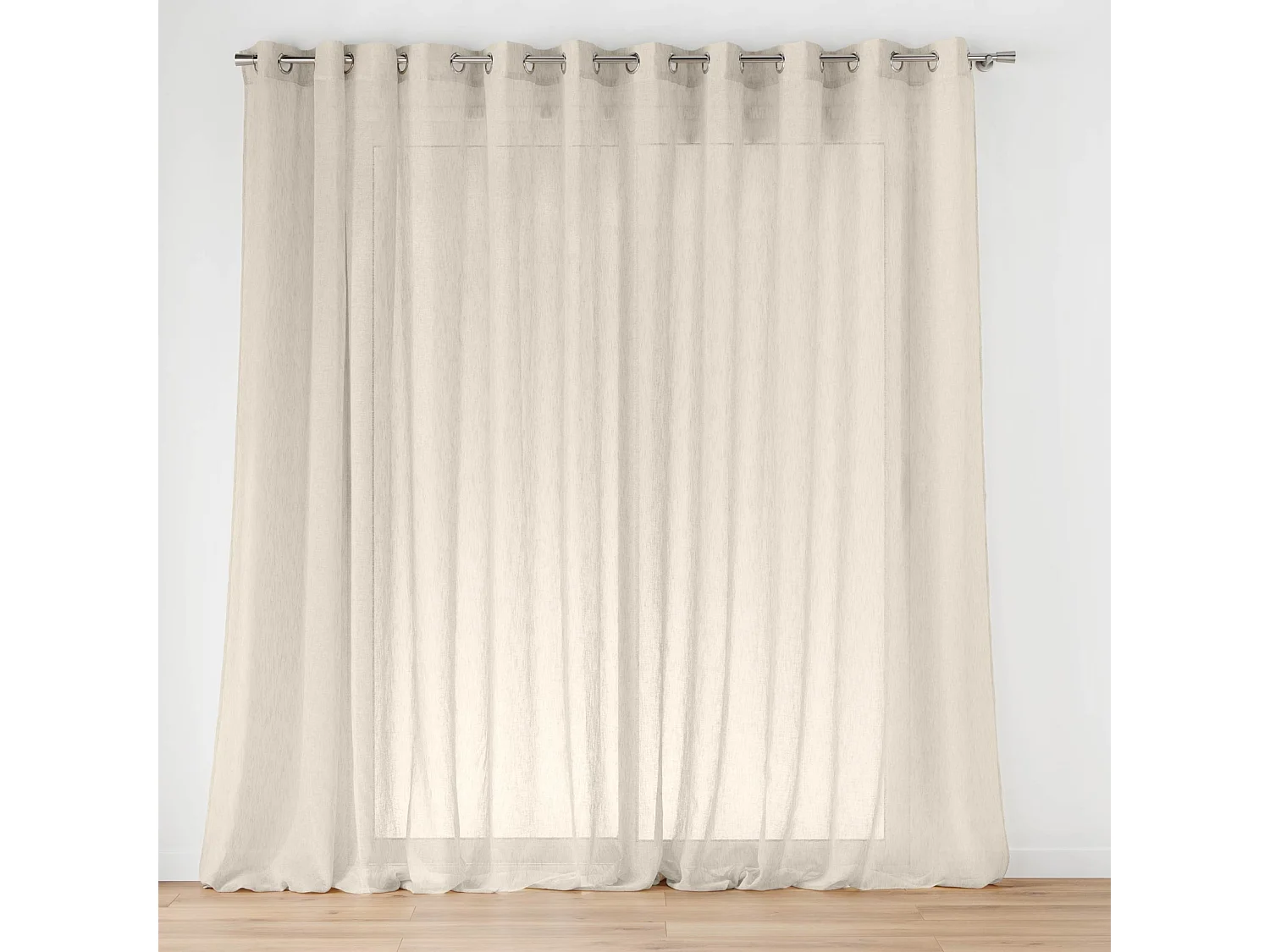 Rideau Voilage à Œillets "Carlin" 400x240cm Lin