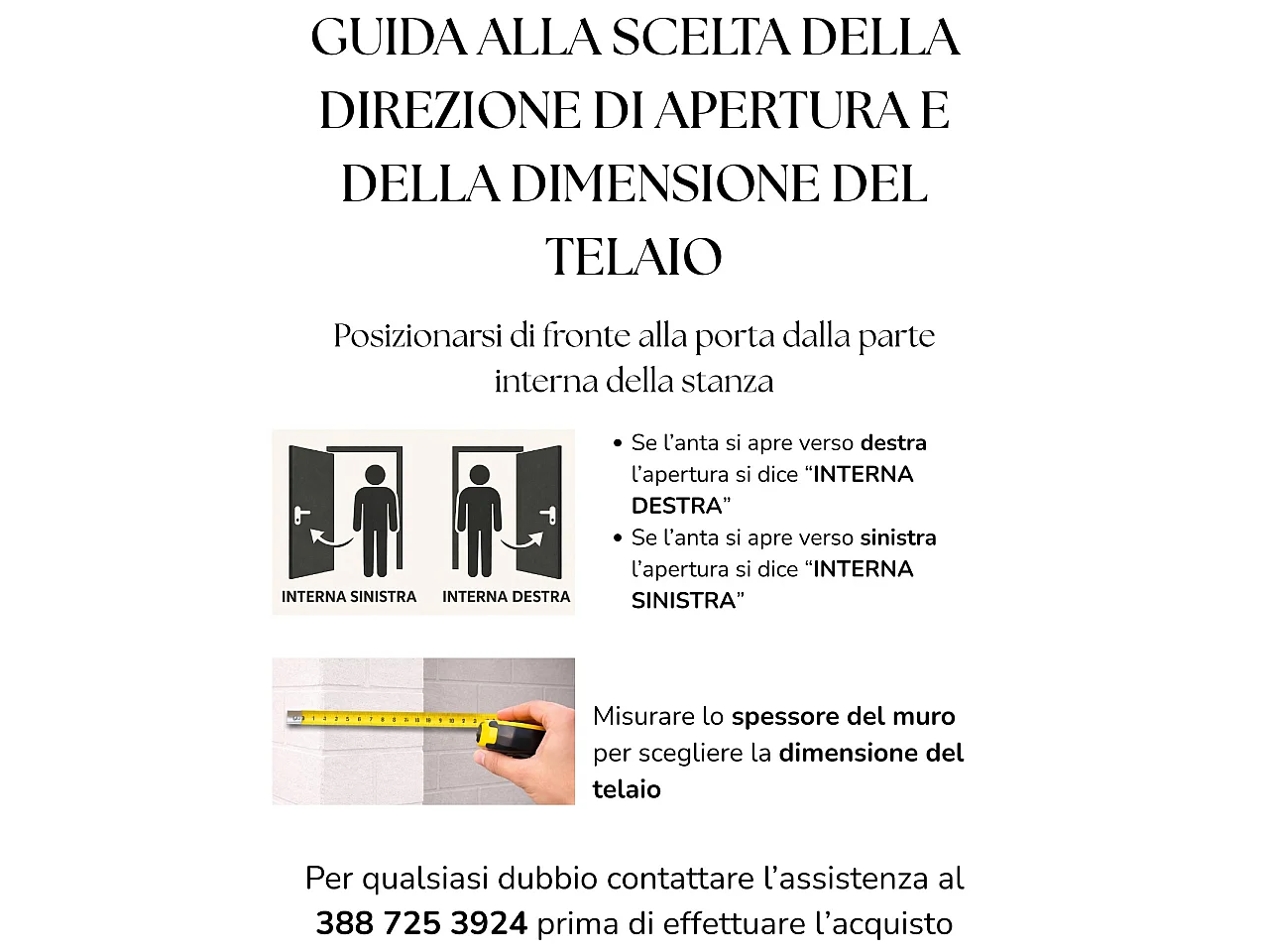 Porta da interno con vetro marrone 80x197 (telaio 10-14cm) PIE16