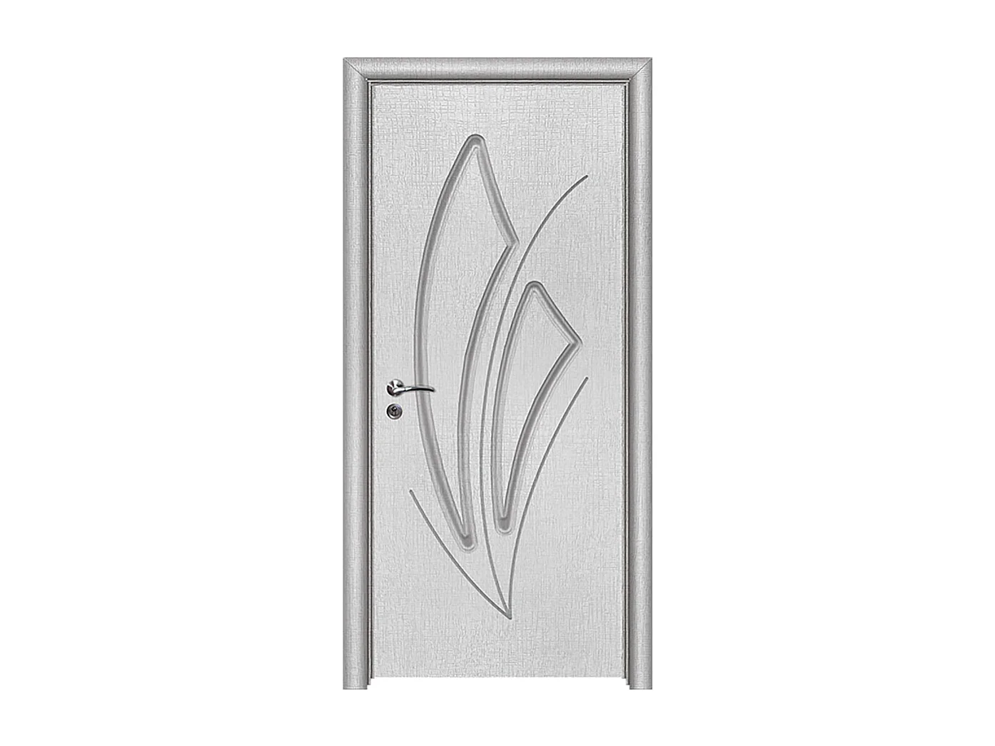 Porta da interno battente bianco 80x206 (telaio 10-14cm) PIE23