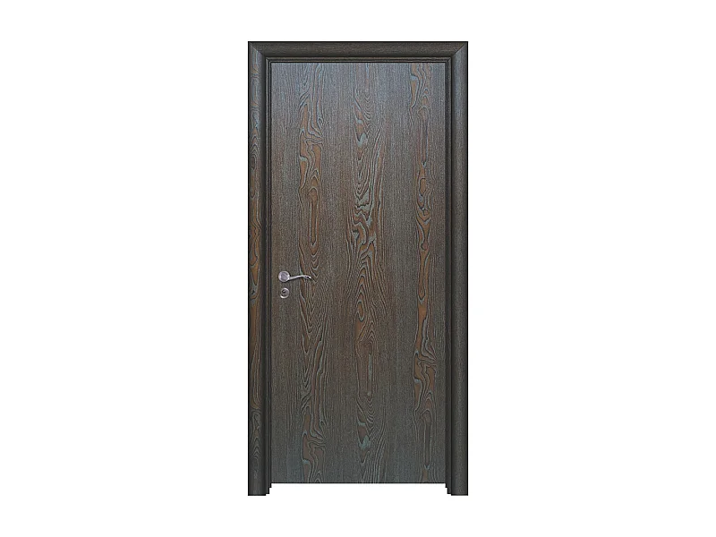 Porta da interno battente  marrone 80x206 (telaio 10-14cm) PIE1