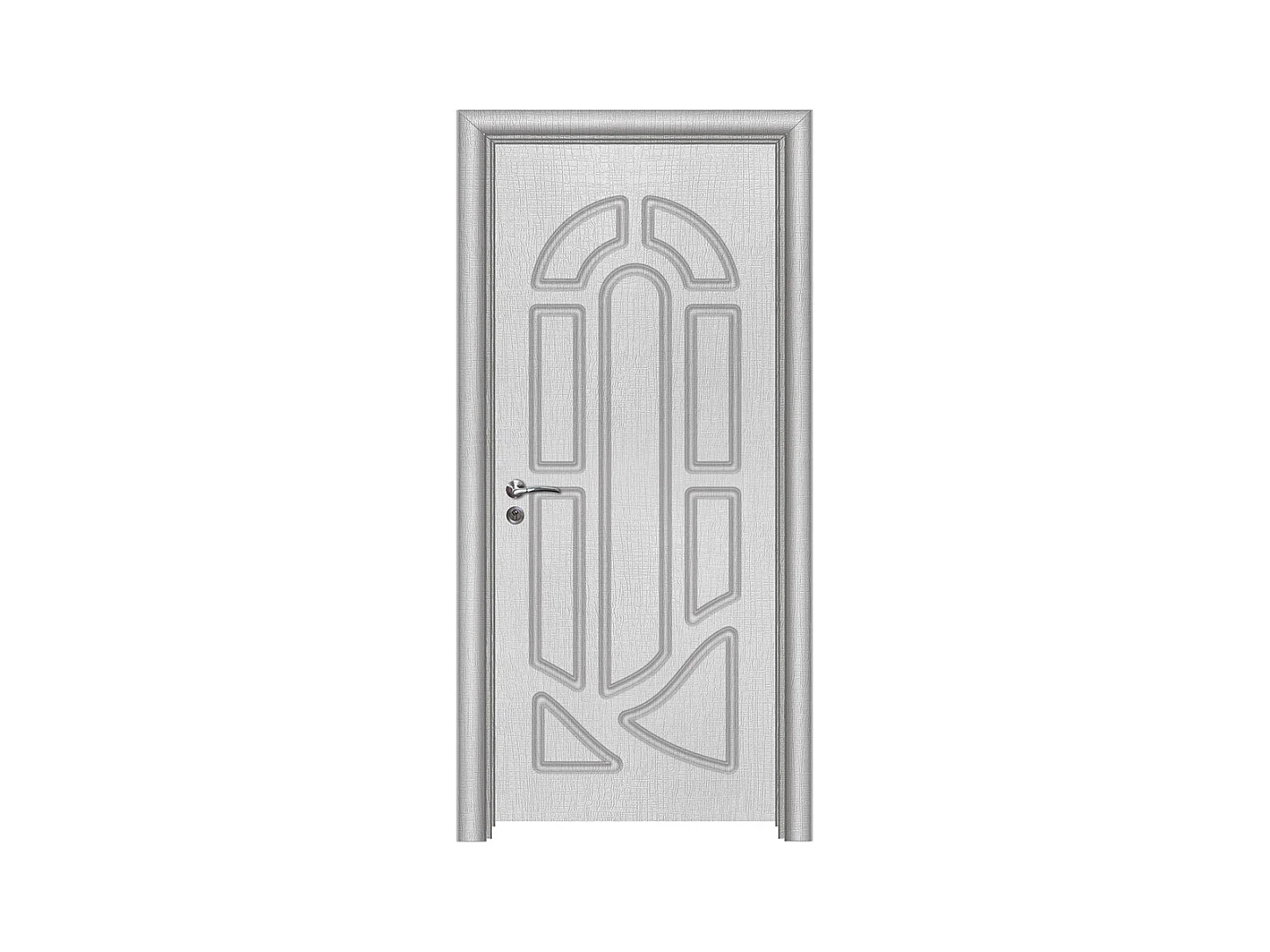 Porta da interno battente bianca 80x197 (telaio 10-14cm) PIE9