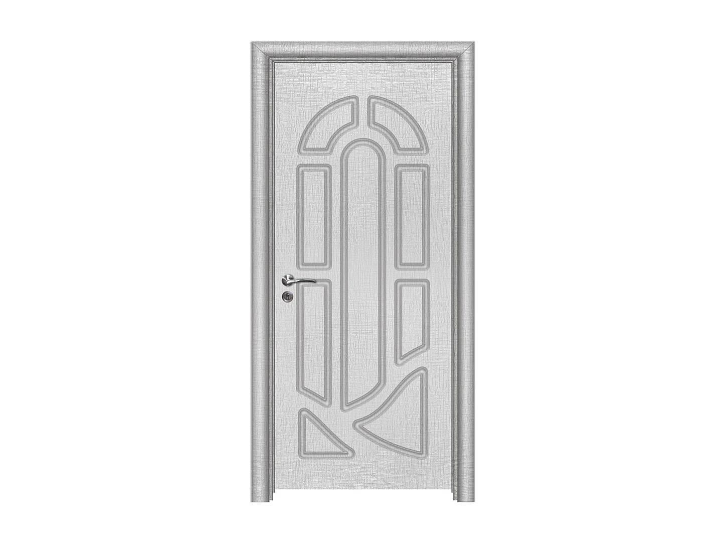 Porta da interno battente bianca 80x197 (telaio 10-14cm) PIE9