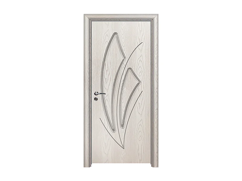 Porta da interno battente bianco effetto legno 80x206 (telaio 10-14cm) PIE23