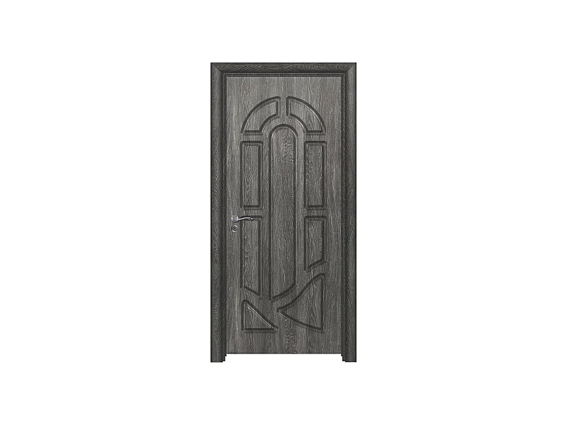Porta da interno battente grigio scuro 80x197 (telaio 10-14cm) PIE9