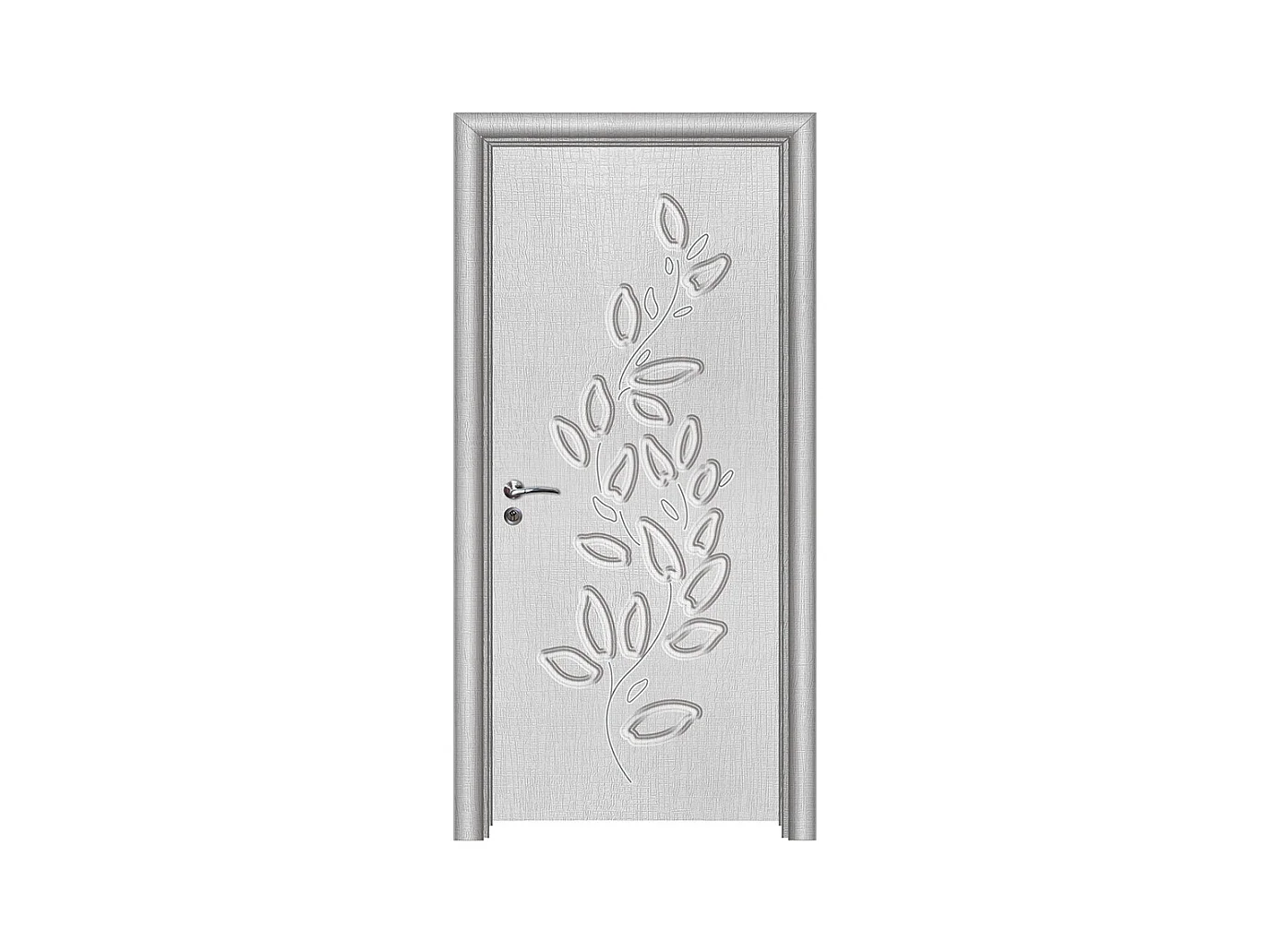 Porta da interno battente bianco 80x197 (telaio 10-14cm) PIE29