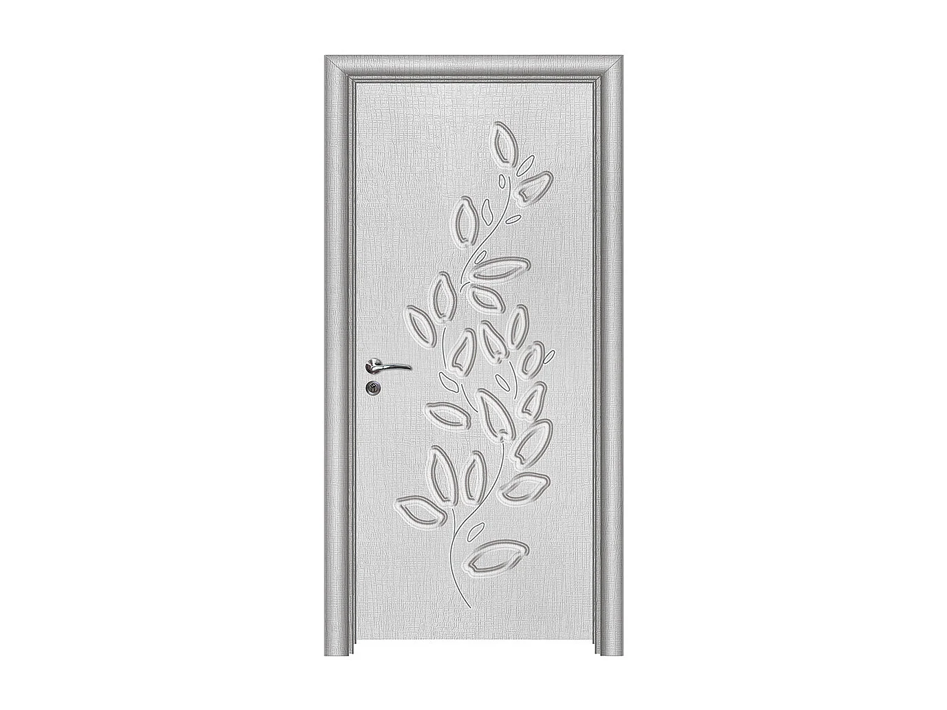 Porta da interno battente bianco 80x197 (telaio 10-14cm) PIE29
