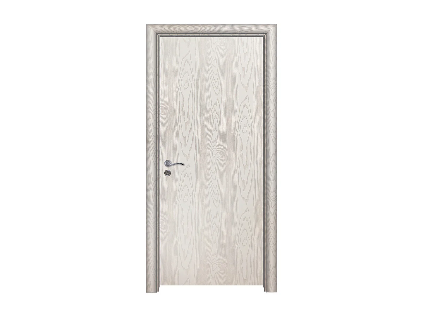 Porta da interno battente  bianca 80x206 (telaio 10-14cm) PIE1