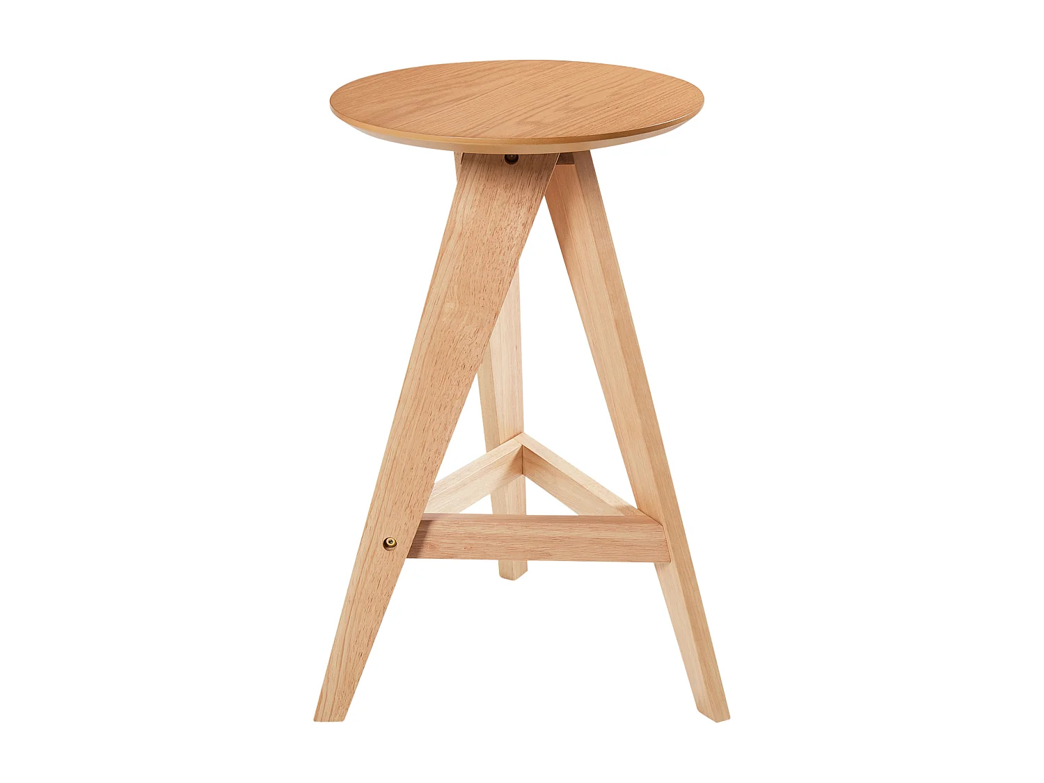 Set mit 2 Barhockern AROMA Holz Hellbraun