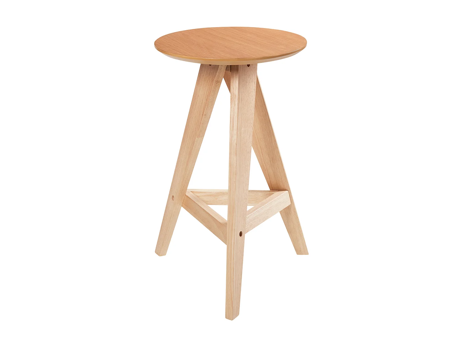 Set di 2 sgabelli da bar AROMA Legno Marrone chiaro