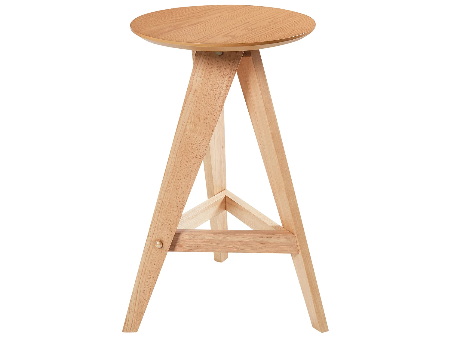 Set mit 2 Barhockern AROMA Holz Hellbraun