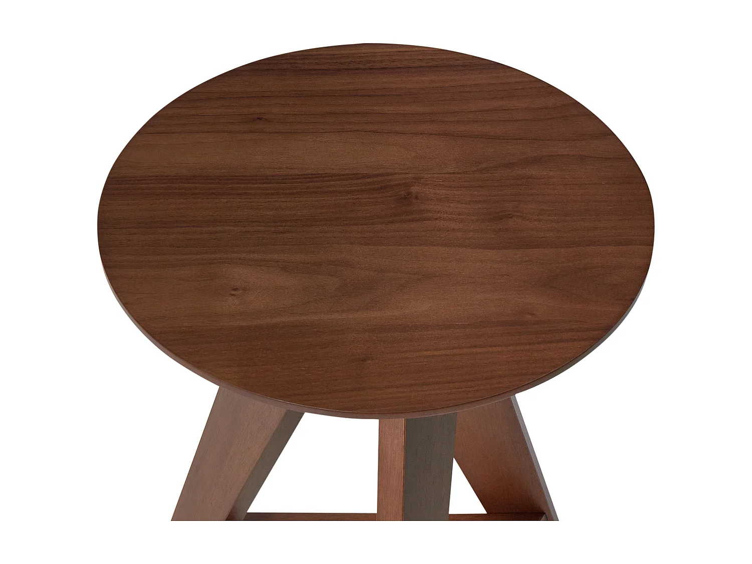 Lot de 2 tabourets de bar AROMA Bois Marron foncé