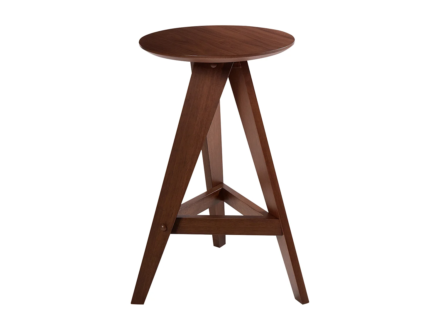 Lot de 2 tabourets de bar AROMA Bois Marron