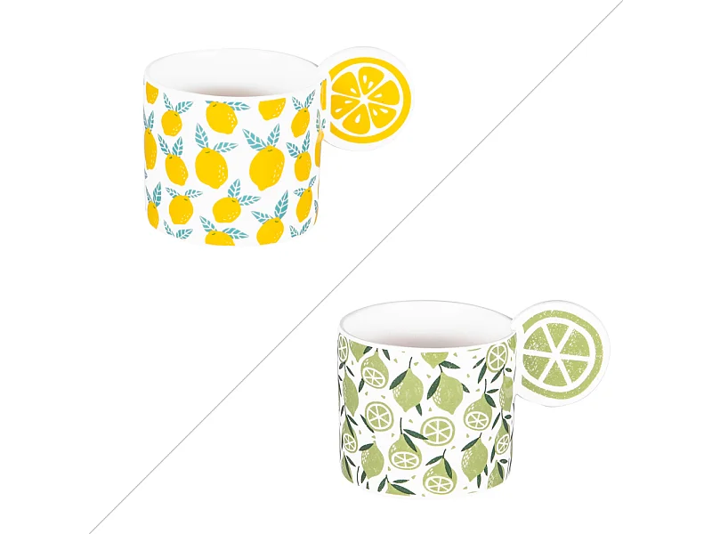 Mug Lemon 35 cl (lot de 2)