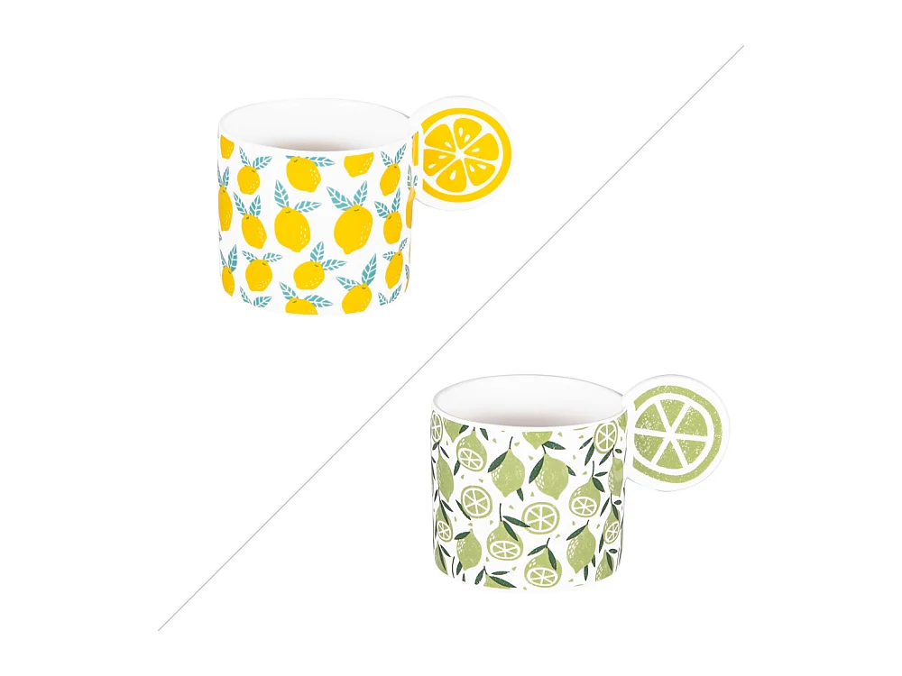 Mug Lemon 35 cl (lot de 2)