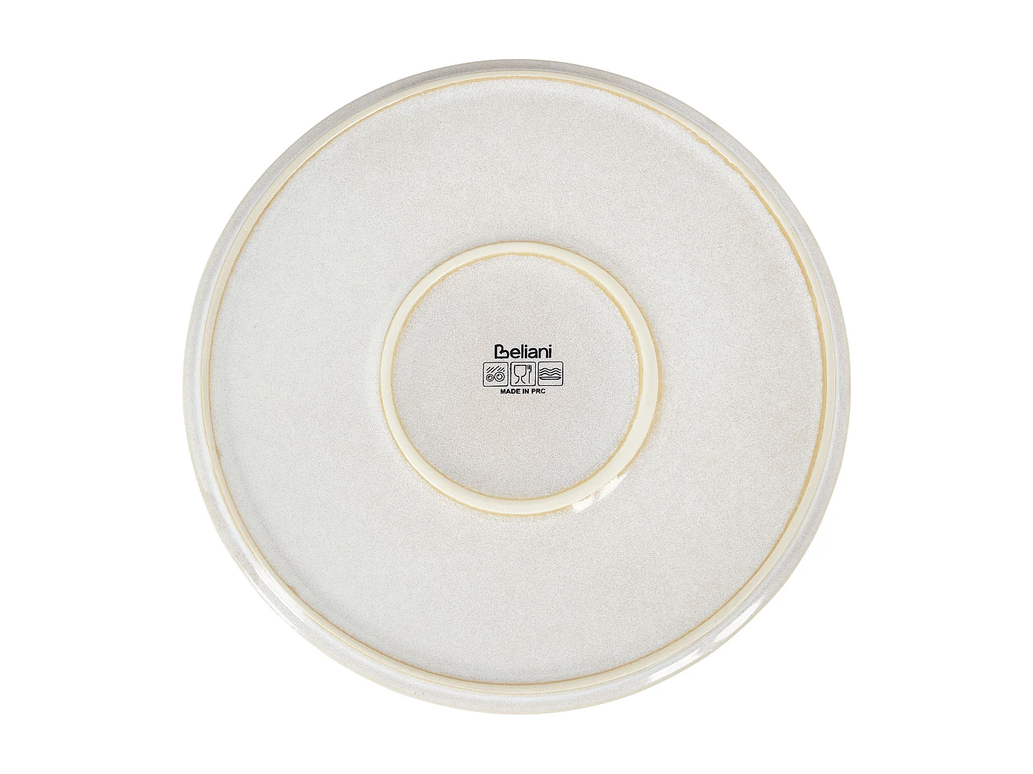 Set de 12 couverts de table SPIKENARD Grès Blanc cassé