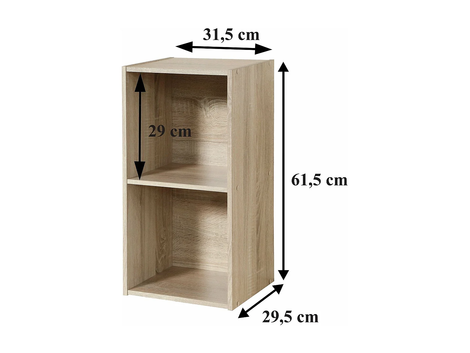 Meuble 2 Cases H61,3 cm - COMPO