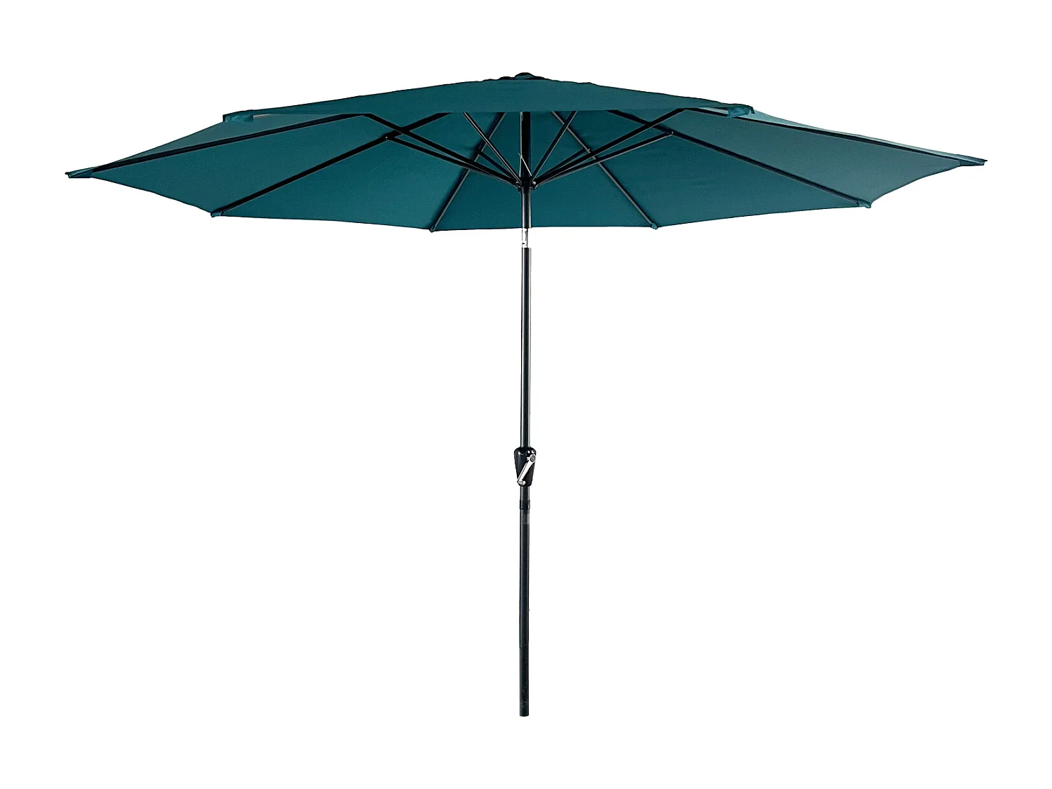 Toile pour parasol droit HAPUNA rond 3,30m de diamètre bleu - HAPPY GARDEN