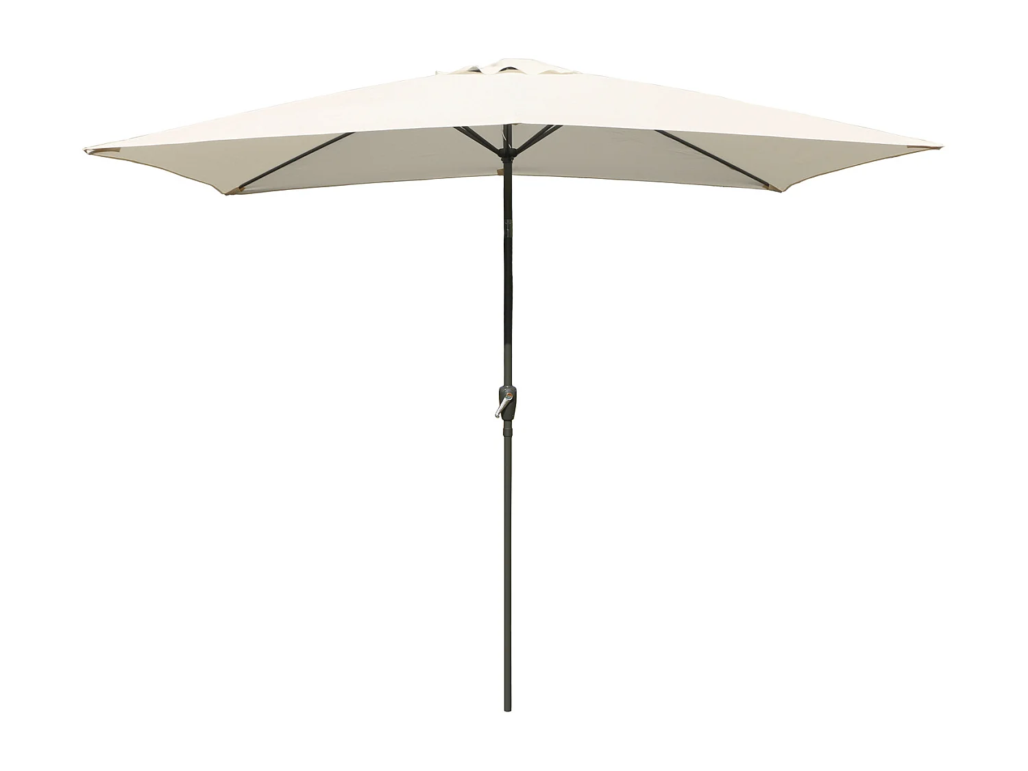 Toile pour parasol droit HAPUNA rectangulaire 2x3m beige - HAPPY GARDEN