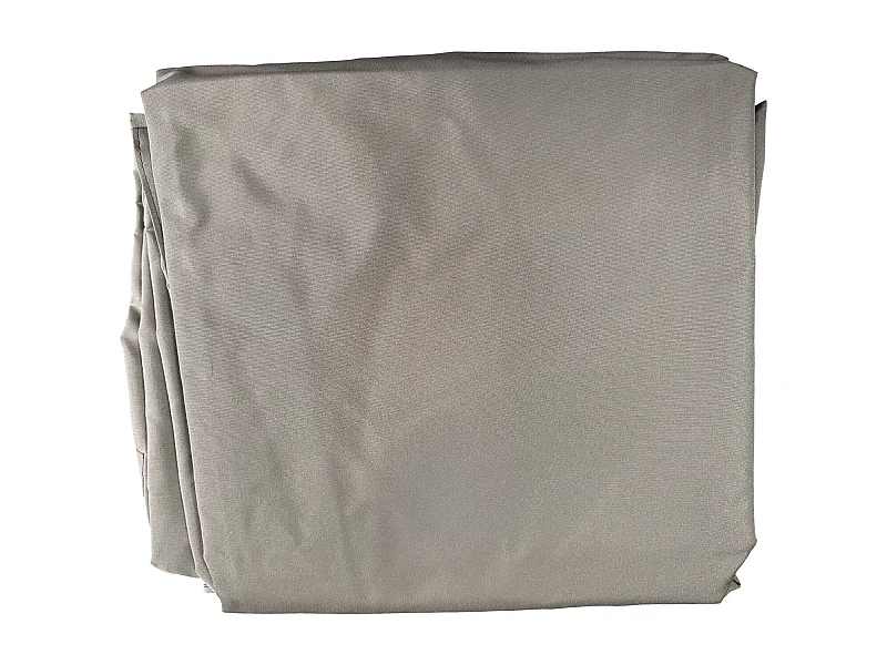 Toile pour parasol droit HAPUNA rond 3,30m de diamètre taupe - HAPPY GARDEN