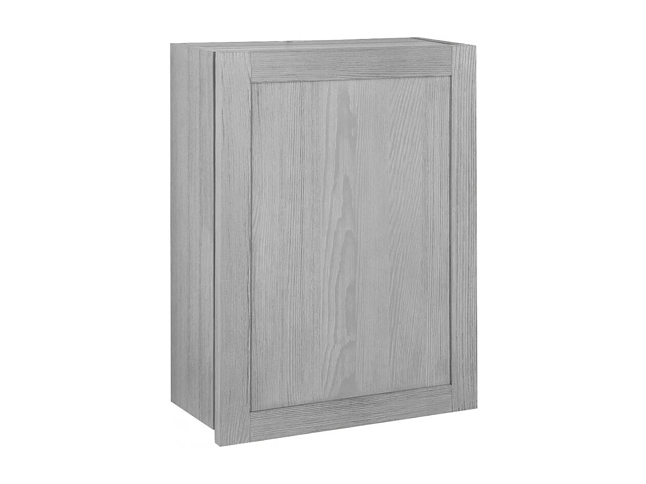 Armoirette murale de salle de bain en épicéa gris clair - RINE 9468