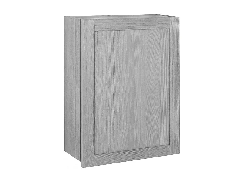 Armoirette murale de salle de bain en épicéa gris clair - RINE 9468