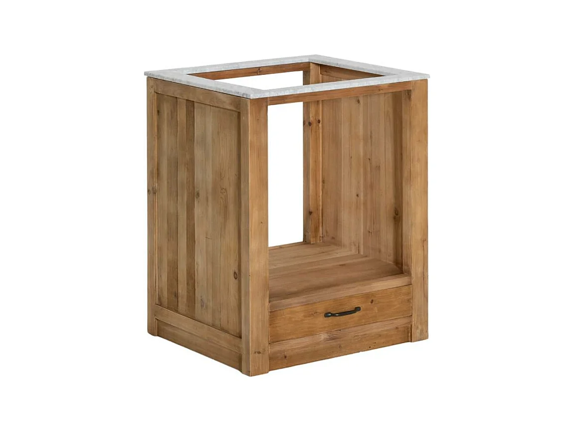 Meuble bas de cuisine pour four et plaques de cuisson Epure