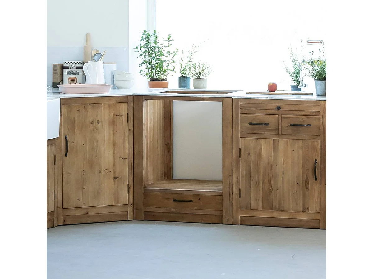 Meuble bas de cuisine pour four et plaques de cuisson Epure