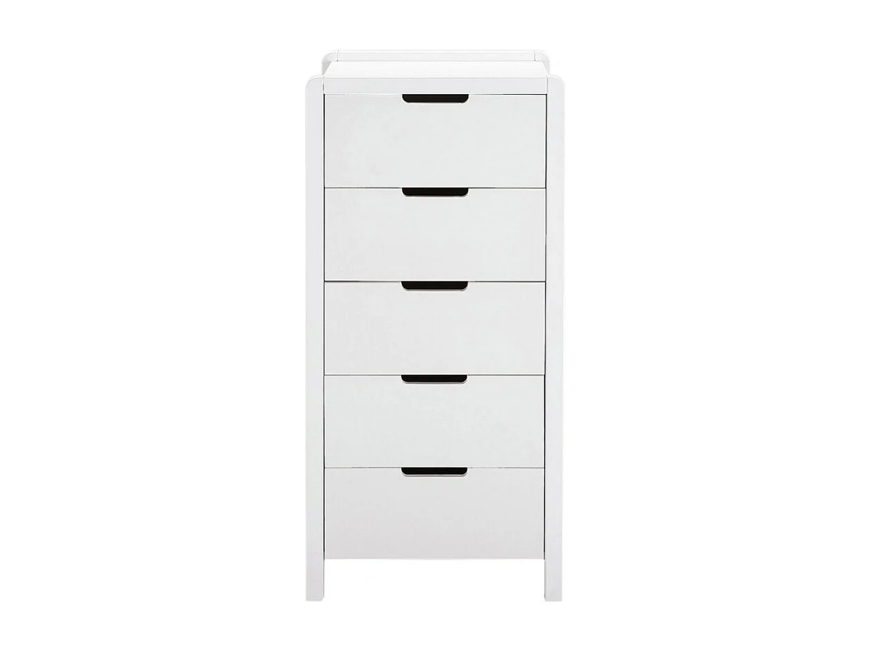 Chiffonnier 5 tiroirs blanc chambre enfant - LEGO 2229