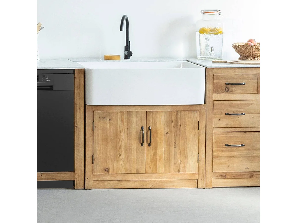 Meuble bas de cuisine avec évier Epure