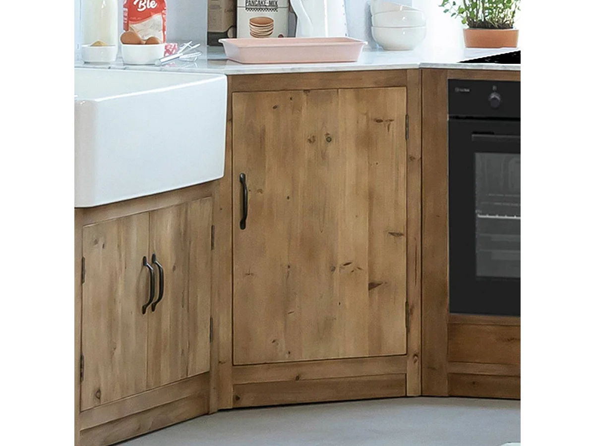 Meuble bas de cuisine en angle Epure