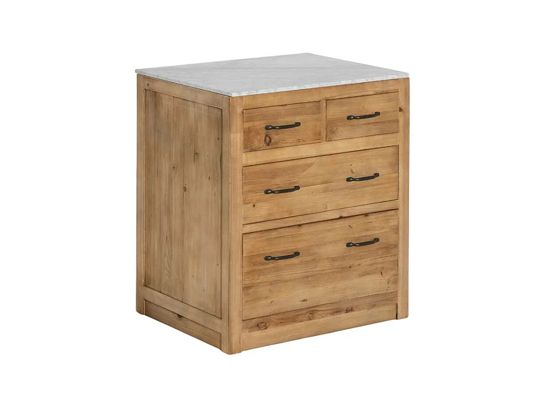 Meuble bas de cuisine 4 tiroirs Epure