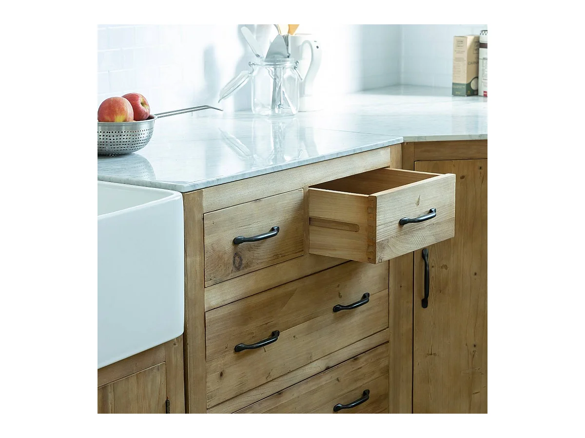 Meuble bas de cuisine 4 tiroirs Epure