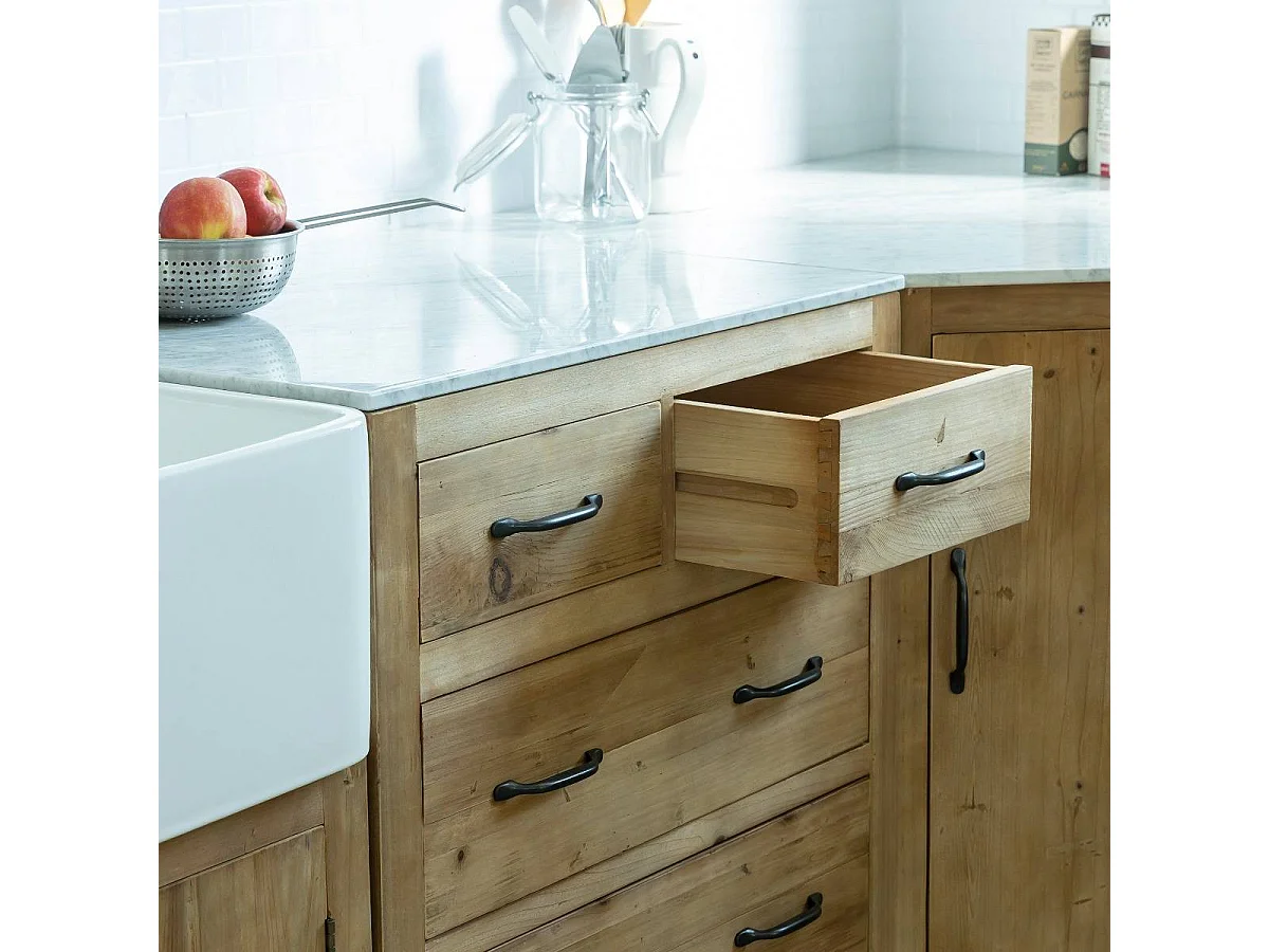 Meuble bas de cuisine 4 tiroirs Epure