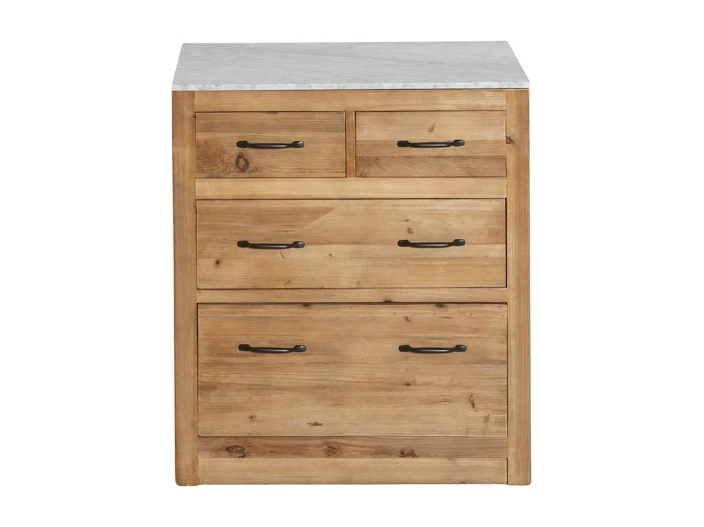 Meuble bas de cuisine 4 tiroirs Epure