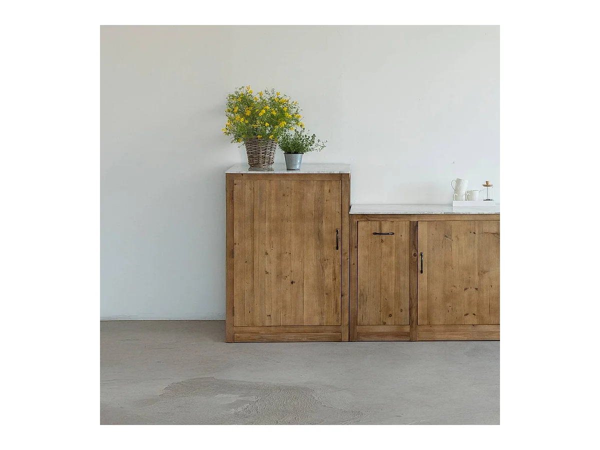 Meuble bas de cuisine style buffet haut Epure