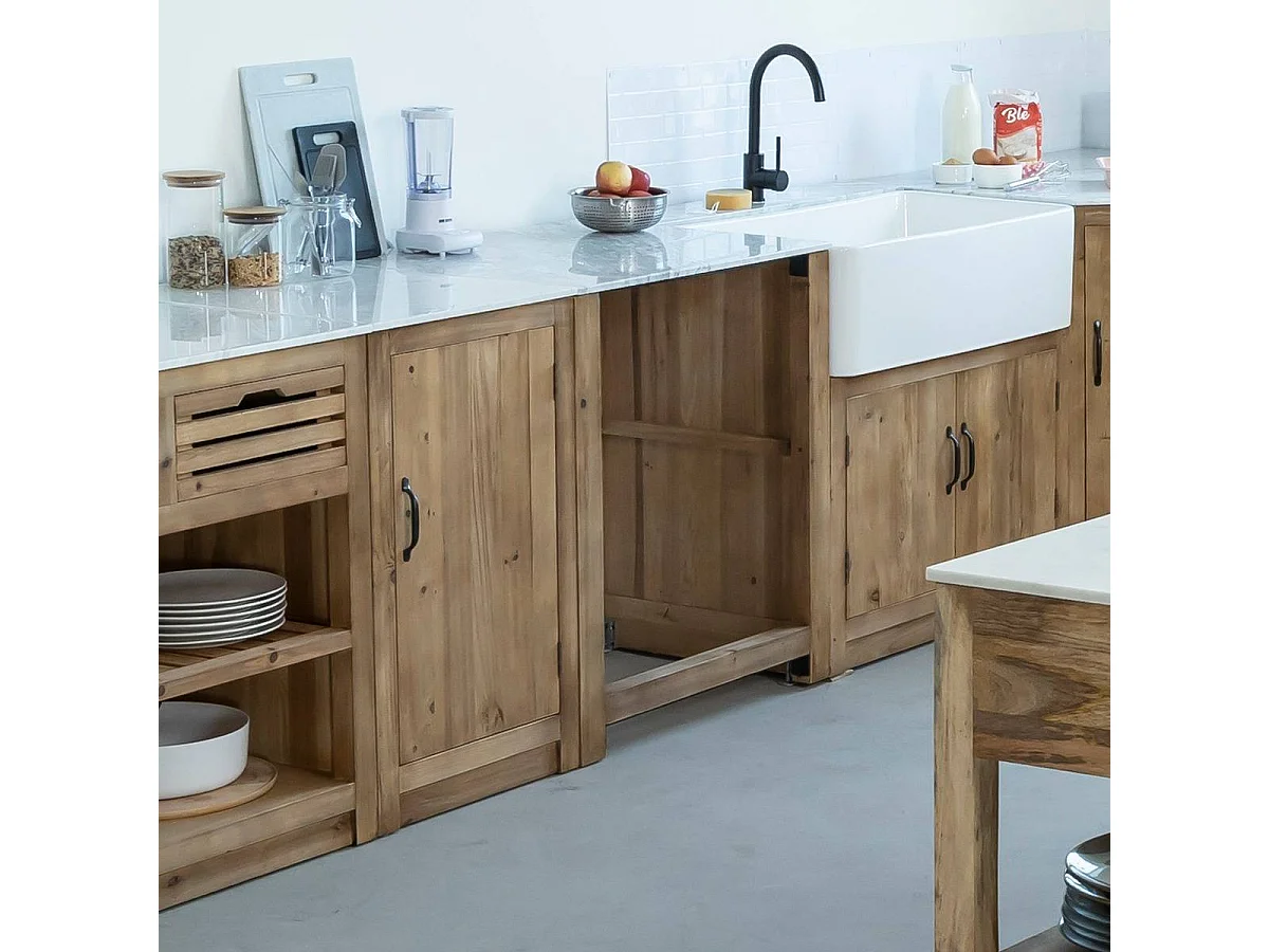 Meuble bas de cuisine pour lave vaisselle Epure