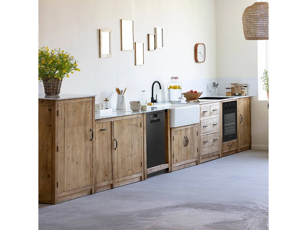 Meuble bas de cuisine pour lave vaisselle Epure