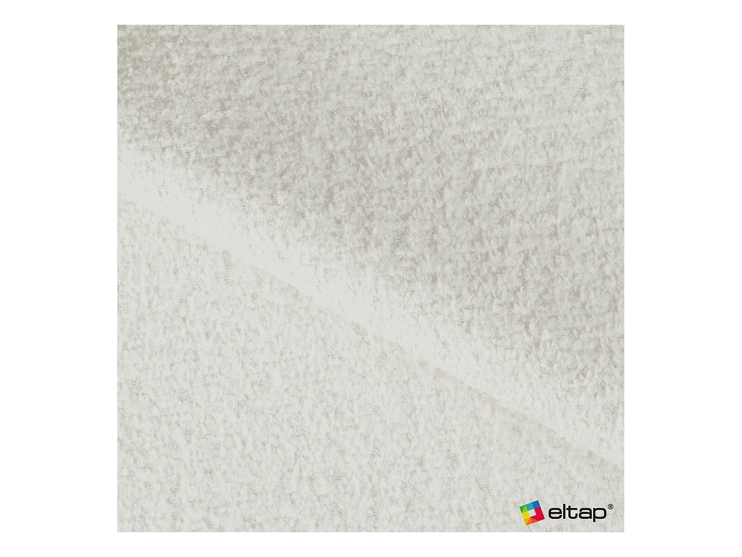 Ecksofa Polo R/Stoffbezug-Bouclé/Weiss