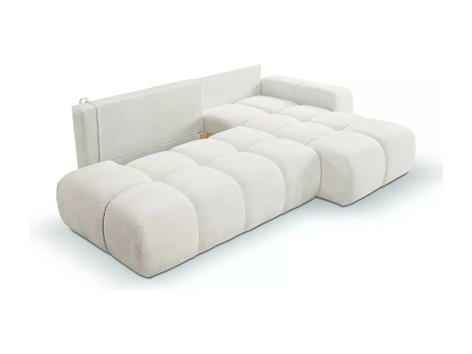 Ecksofa Soho R/Stoffbezug/Beige