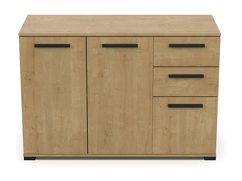 Sideboard 2+1 Türen und 2 Schubladen H82,4 cm - IZZY
