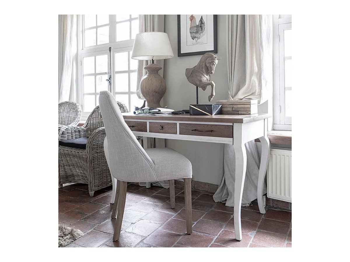 Chaise judith Bois Beige - Les Étoffes Interior's