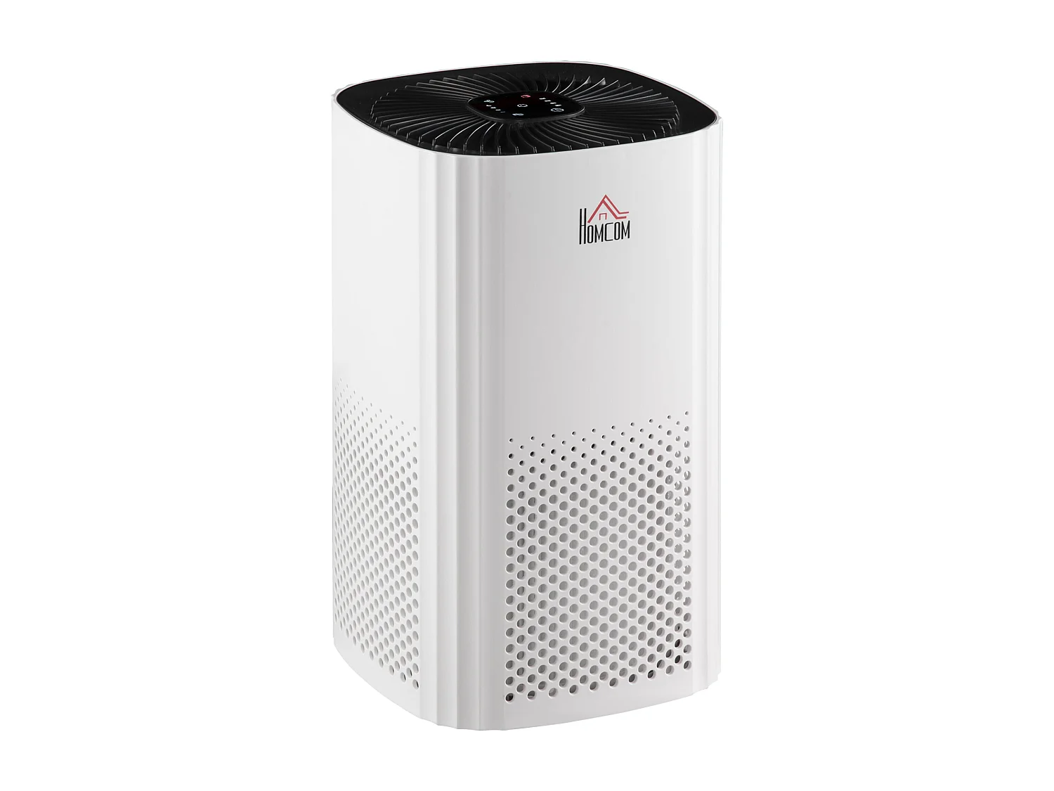 Purificateur d'air 25 W 4 vitesses mode silencieux - filtre HEPA, charbon actif -  jusqu'à 24 m² - débit d'air pur 225 m³/h - timer - ABS blanc noir