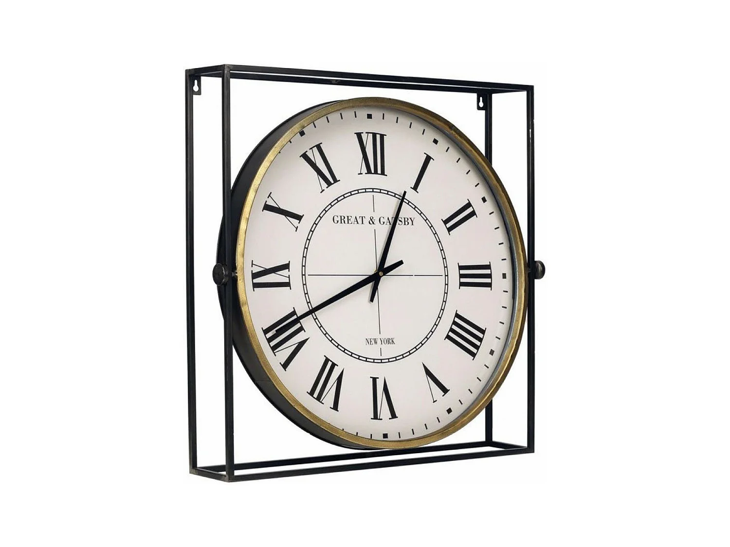 Horloge pivotante en métal Métal Blanc - Sport Interior's